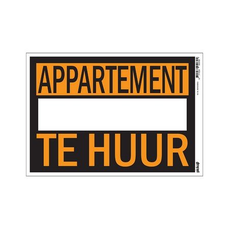 AFFICHES 230X330MM APPARTEMENT TE HUUR