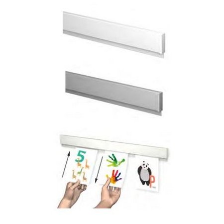 ALL-IN-ONE KIT 1X1M INFO RAIL WIT