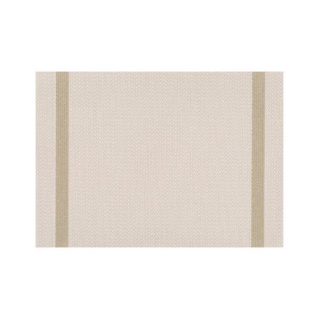 PLACEMAT FISHBONE IVORY
