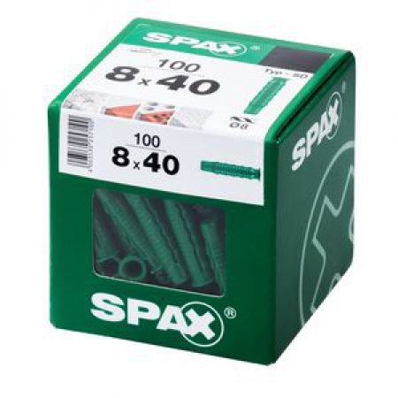 SPAX PLUGGEN SD 8X40MM 100ST