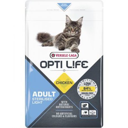 OPTI LIFE CAT STERILISED/LIGHT 1KG