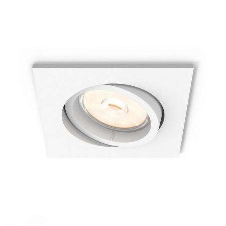 DONEGAL RECESSED WHITE 1XNW 230V VIERKANT