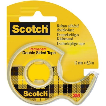 KLEEFBAND SCOTCH DOUBLE SIDED TAPE 665 12MMX6