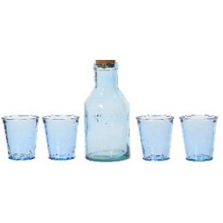WATERSET RECYCLED GLAS BLAUW