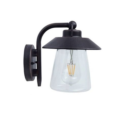 CATE OUTDOOR WALL 1 LIGHT E27 BROWN
