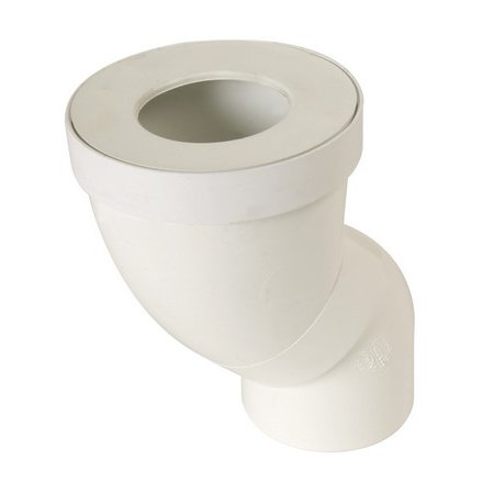 REGELBARE WC-PIJP WIT PVC Ø 80