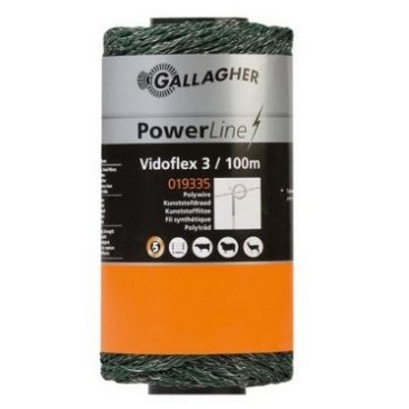 GALLAGHER VIDOFLEX 3(2MM) GROEN 100M