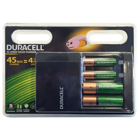 DURACELL CEF14 SIMPLY CHARGER 4HRS INCL 2AA 1300